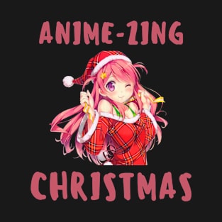 Cute Anime-zing Christmas T-Shirt