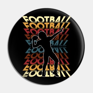 Football Fall Colors design Pin