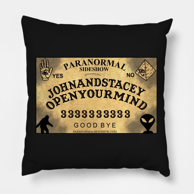 Paranormal Sideshow Ouija Board Pillow by ParanormalSideshow