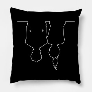 Miles & Gwen silhouette Pillow