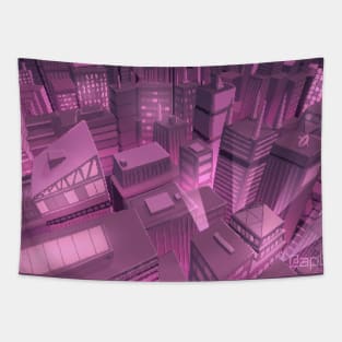 City Pink Tapestry