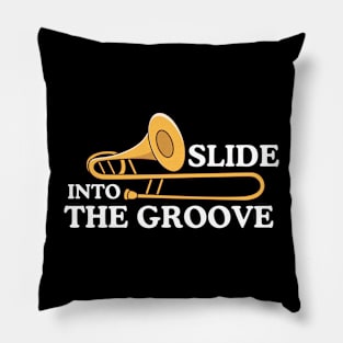 Slide Into The Groove Pillow