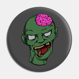 Zombie Head Pin