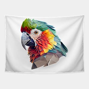 Polygonal parrot Tapestry