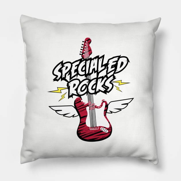 Special Ed Rocks Pillow by psiloveyou