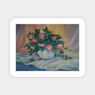 Rosehip flowers Magnet