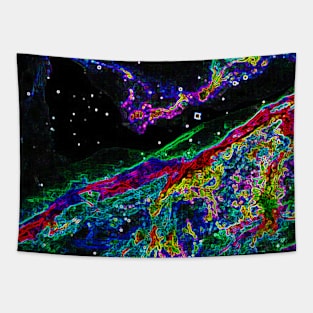 Black Panther Art - Glowing Edges 453 Tapestry