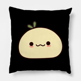 Kawaii Mochi Plant Yellow Pillow