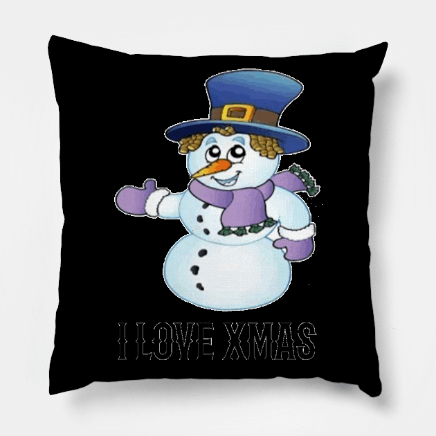 I love Xmas Pillow by Dorran