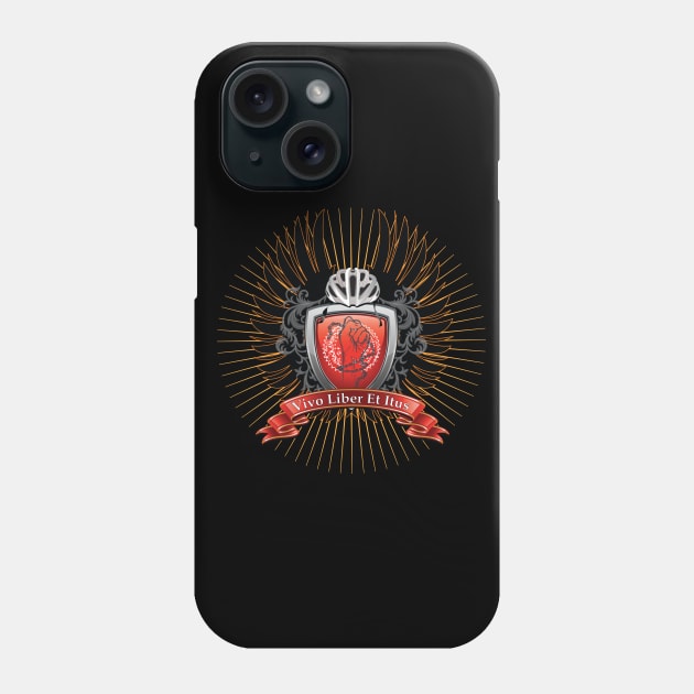 "Live Free and Ride" Phone Case by ek