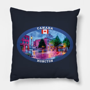 Moncton Canada Travel Pillow