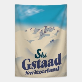 Ski Gstaad Switzerland Tapestry