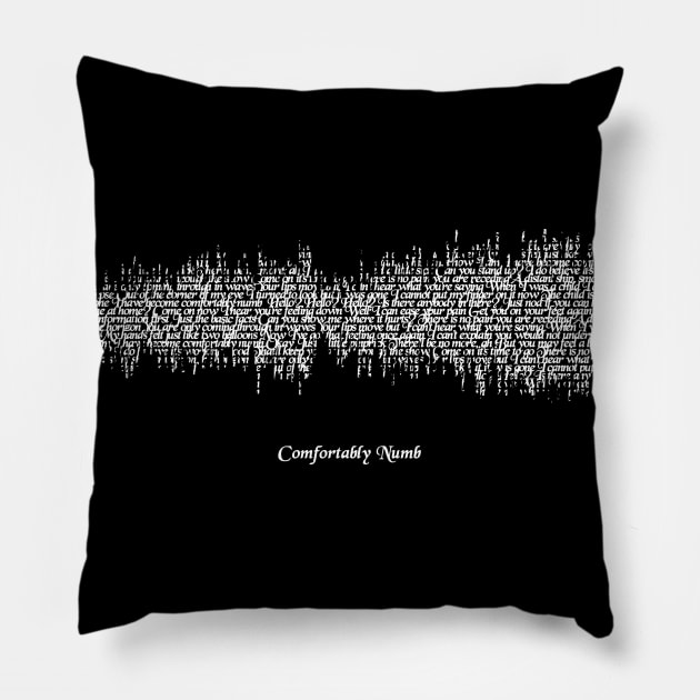 Comfortably Numb Soundwave Pillow by RandomGoodness