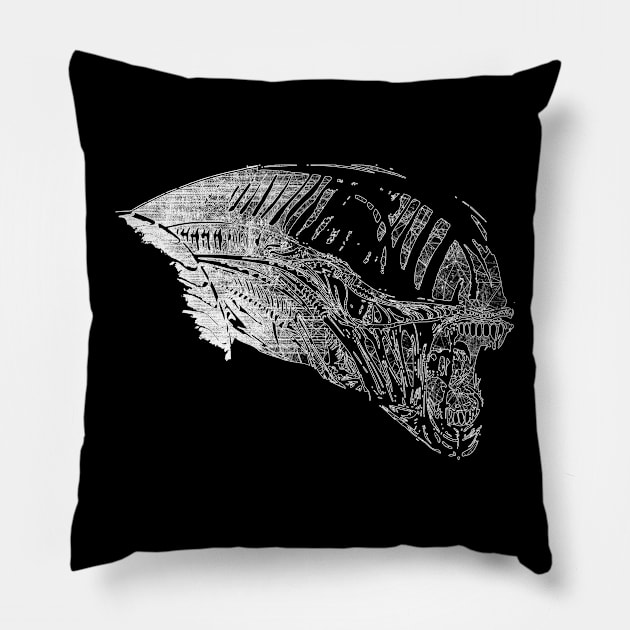 Aliens Pillow by Bongonation