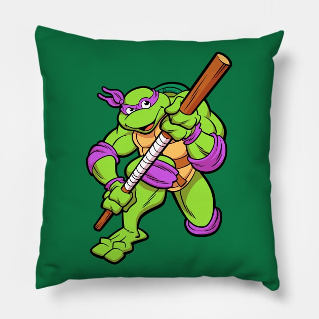 TMNT Donatello Pillow by tommartinart