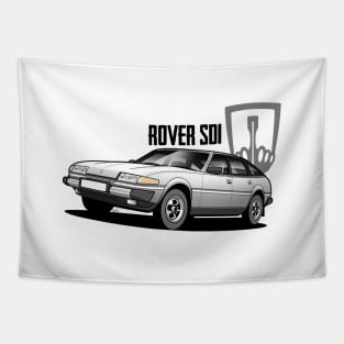 Rover SD1 3500 transparent illustration Tapestry