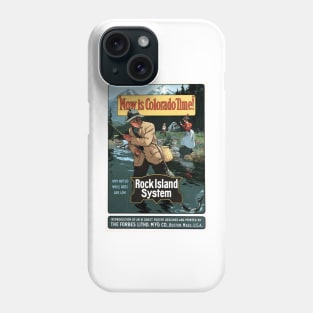 FISHING Now Its Colorado Time! Rock Island System USA Vintage Travel Phone Case