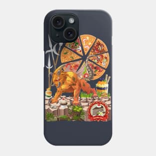 The Guardian of the Pizza Moon Phone Case