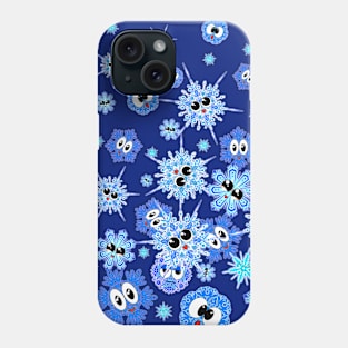 Cartoon Snowflakes / Emoji Snowflakes Phone Case