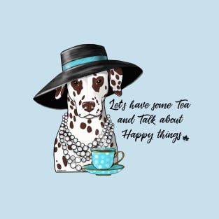 Dalmatian Lets have some Tea T-Shirt