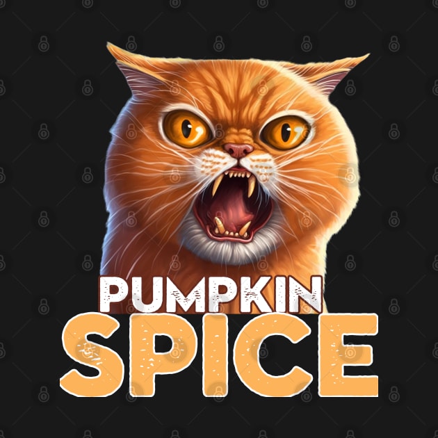 Pumpkin Spice Kitty by nonbeenarydesigns