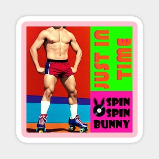 SpinSpinBunny Single 'Just in Time' Artwork Magnet