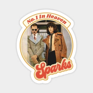 Retro Sparks Band Heaven Tribute Magnet