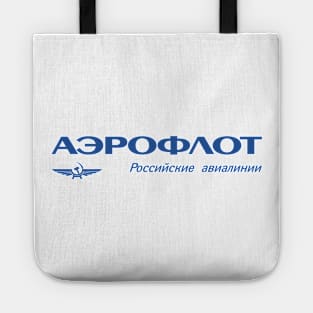 Aeroflot Logo Tribute: Soviet Russian Aviation Heritage Tote