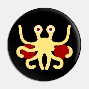 Flying Spaghetti  Monster Pin