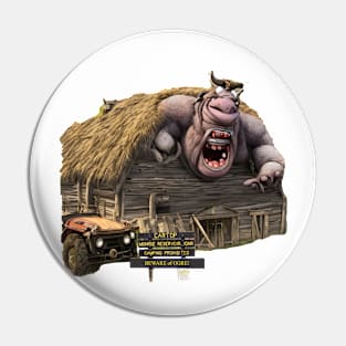 Monroe Ogre Pin