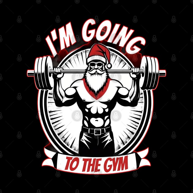 I'm Going To The Gym Merry Christmas Gift, Motivation, Xmas by Customo