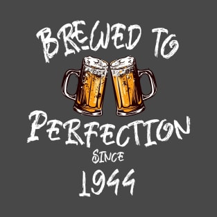 Brewed to Perfection, Personalized Birth Year T-shirt, Birthday Custom Shirt, Birthday Gift, Tee T-Shirt