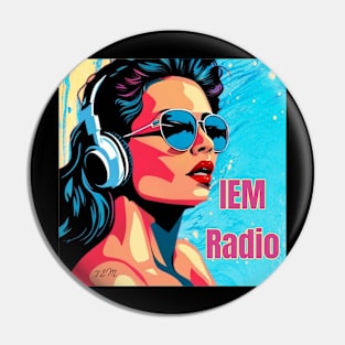 Retro Headphones - IEM Radio Design Pin