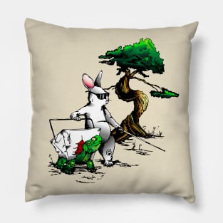 Tortoise and the Hare Pillow