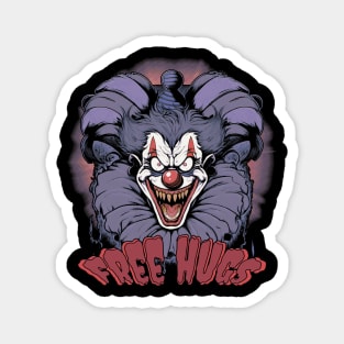 Clown. Free hugs Magnet