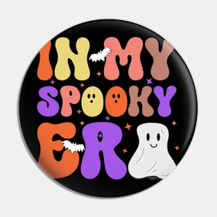 Cute In My Spooky Era Groovy Ghost Pin