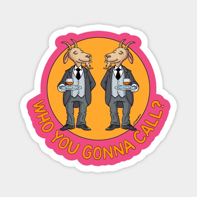 Goat Butlers Magnet by GODDARD CREATIVE