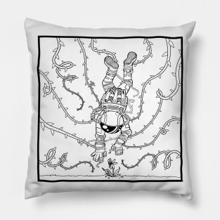 Astronaut Vs. Nature Pillow