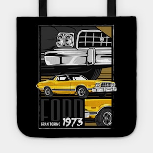 Vintage V8 Torino Car Tote