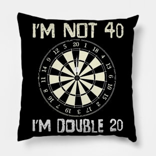 Dart Age Joke Pub Bullseye Cricket Match Pillow