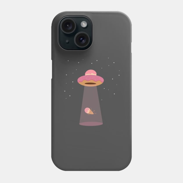 Donut Alien Abduction Phone Case by happinessinatee