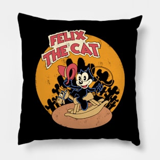 Cowboy Felix The Cat Pillow