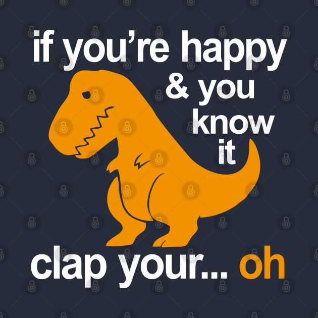 T-Rex clap your hands by Mas Design