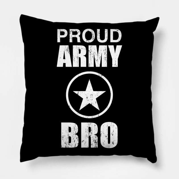 PROUD Brother ARMY Pillow by busines_night