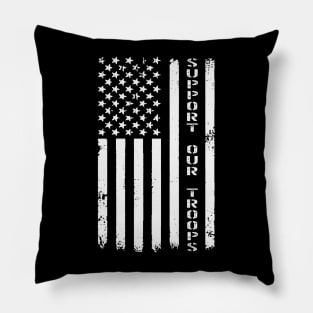 Support Our Troops Pillow