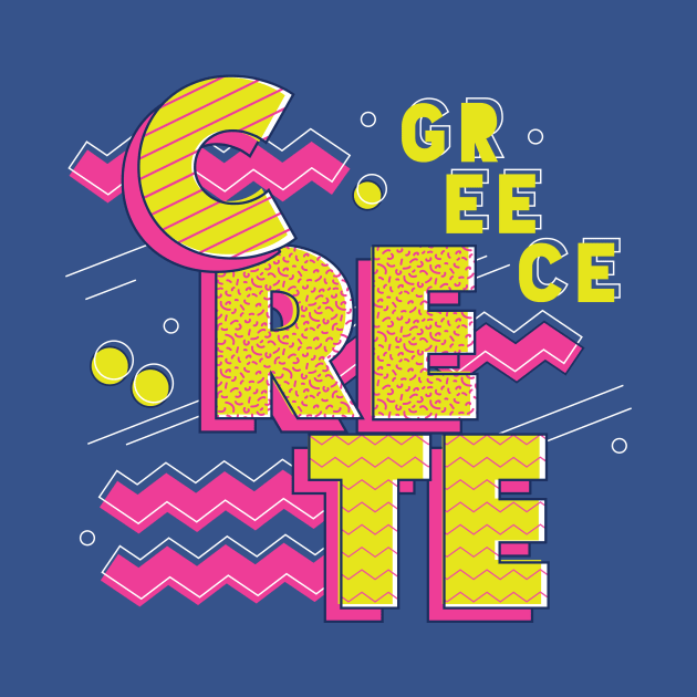 Retro 90s Crete, Greece by SLAG_Creative