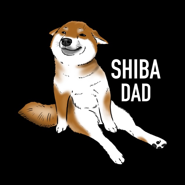 Shiba Inu Dad, Shiba Dad, Shiba Lovers by sockdogs