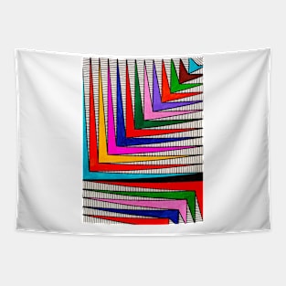 Colorful pattern drawing art Tapestry