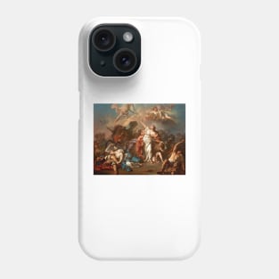 Apollo and Diana Attacking the Children of Niobe - Jacques-Louis David Phone Case