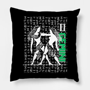 Gemini zodiac sign Pillow